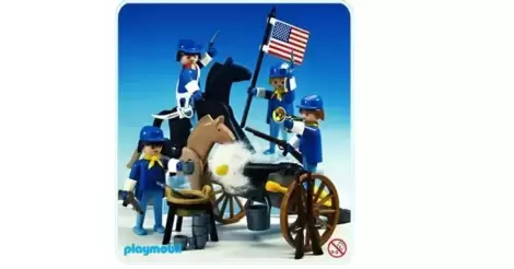 Playmobil western union soldier yank nordstaatler suits 3785 3485  custom #67 