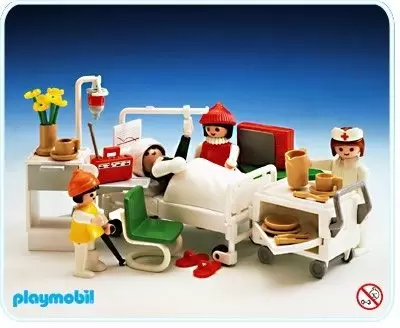 Playmobil Hôpital & Sauveteurs - Chambre d\'hopital
