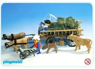 Playmobil Farmers - Ox Cart