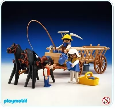 Playmobil Fermiers - Charrette