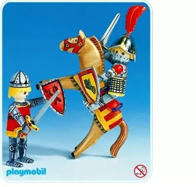 Playmobil COLOR - Chevalier avec cheval