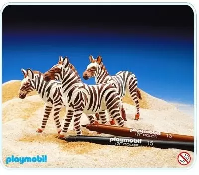 Playmobil COLOR - Color 3 Zebras