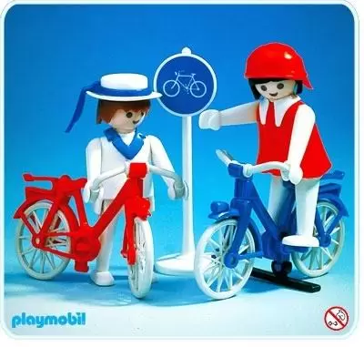 Playmobil en vacances - Deux cyclistes