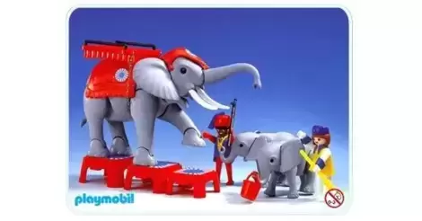 Circus Elephants & Trainers Playmobil Circus