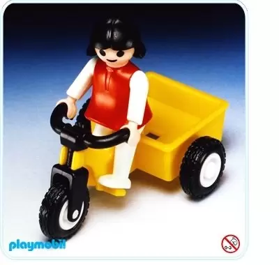 Playmobil on Hollidays - Girl and Tricycle