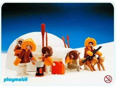 Playmobil Pôle Nord - Esquimaux et igloo