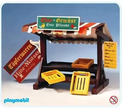 Playmobil Middle-Ages - Market Stand