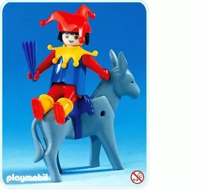 Playmobil Chevaliers - Fou du roi et âne