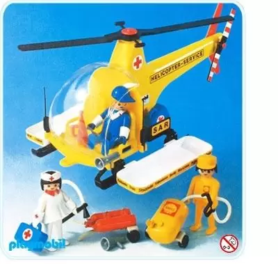 Playmobil Hôpital & Sauveteurs - Hélicoptère