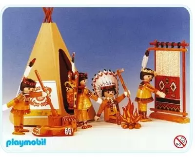 Indians with Teepee - Playmobil COLOR 3621