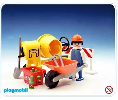 Playmobil Builders - Roadman and Mixer