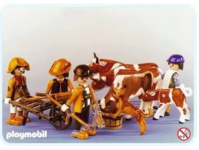 Playmobil COLOR - Farmers with cows