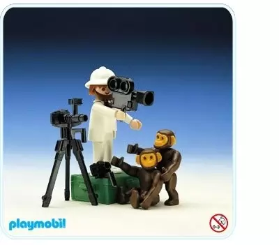 Playmobil Aventuriers - Photographe et chimpanzés