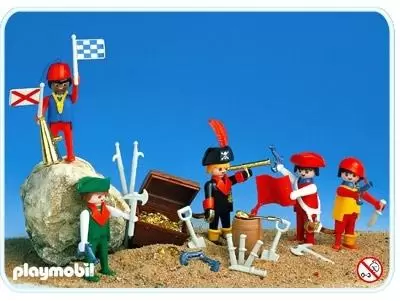 Pirate Playmobil - Pirates with treasure chest
