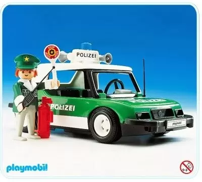 Police Officer And Car - Police Playmobil 3215-B