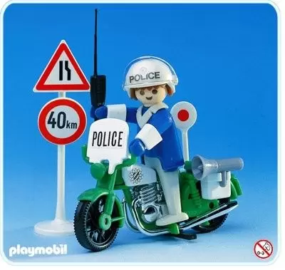 Playmobil Policier - Policier en moto