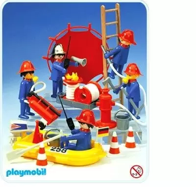 Playmobil Firemen - Firemen With Equipment