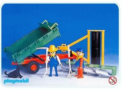 Playmobil Fermiers - Remorque de tracteur