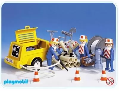 Playmobil Builders - Workers with generator