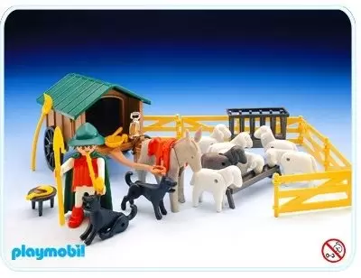 Playmobil Farmers - Shepherd And Animals