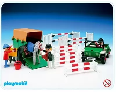 Playmobil Horse Riding - Jeep With Horse Trailer