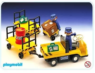 Playmobil Trains - Baggage Carts & Truck