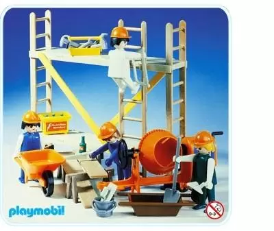 Playmobil Builders - Construction Workers and Scaffold