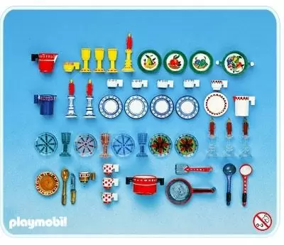 Playmobil COLOR - Vaisselle