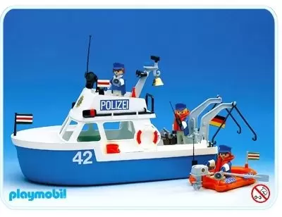 Playmobil Policier - Vedette de police
