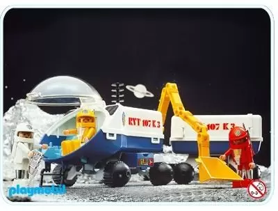 Playmobil Espace - Véhicule spatiale et remorque