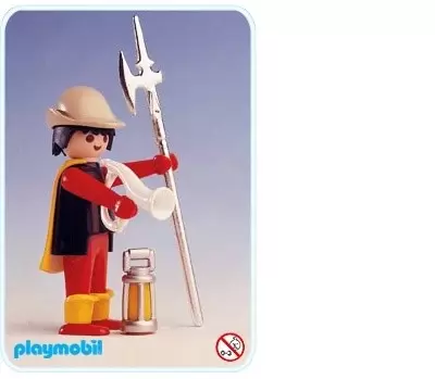 Playmobil Middle-Ages - Night watchman and lantern