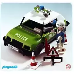 Police Officer And Car