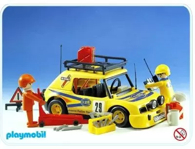 Playmobil Motor Sports - Yellow Rally Car