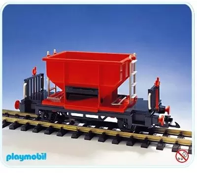 Playmobil Trains - Wagon à ridelles