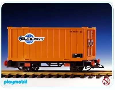 Playmobil Trains - Wagon container