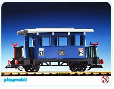 Playmobil Trains - Blue Passenger Car
