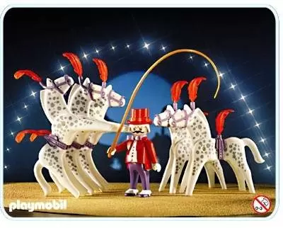 Playmobil Circus - Circus Horses With Ringmaster