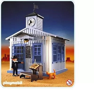 Far West Playmobil - Western Schoolhouse