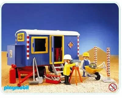 Playmobil Chantier - Roulotte de chantier