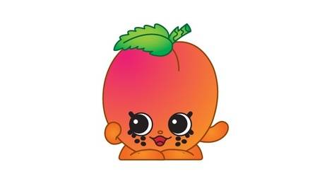 shopkins peach