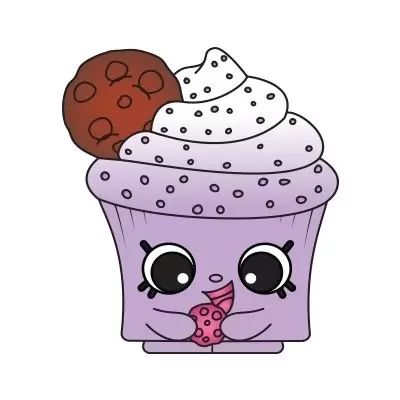 Shopkins Season 5 - Creamy Cookie Cupcake