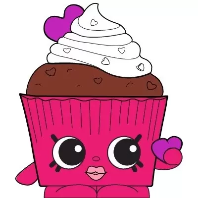 Shopkins Season 4 - Red Velvet Cupcake