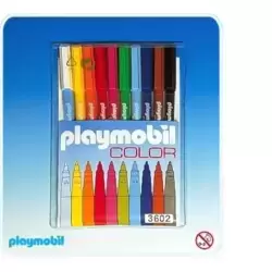 10 Playmobil color markers
