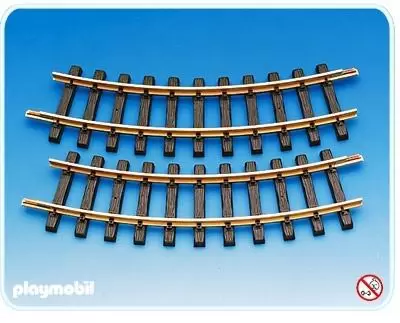 Playmobil Trains - 2 rails courbes