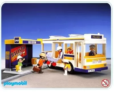 Playmobil dans la ville - Bus et abribus