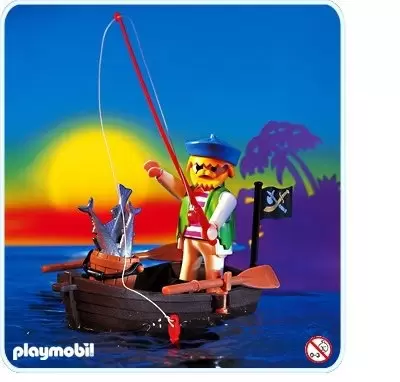 Pirate Playmobil - Pirate on rowboat