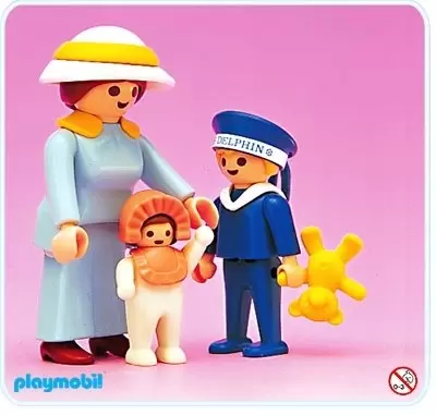Playmobil époque Victorienne - Maman avec ses enfants