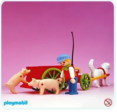 Playmobil Victorian - Farm Child And Cart