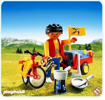 Globe-trotter à vélo - Playmobil Sportifs 3746