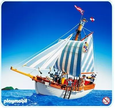 Playmobil Pirates - Goélette du roi